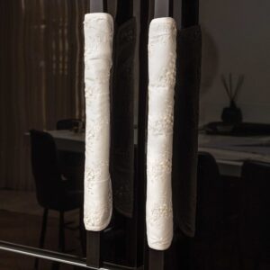 מארז ידיות למקרר עמליה - שמנת ( 2 יח')