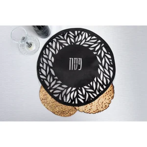 סט כיסוי מצה & אפיקומן  תבל שחור