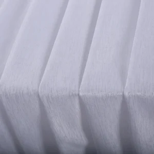 מפת שולחן אמילי - כסף לבן